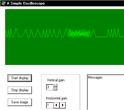 computer interfacing pc oscillsoscope